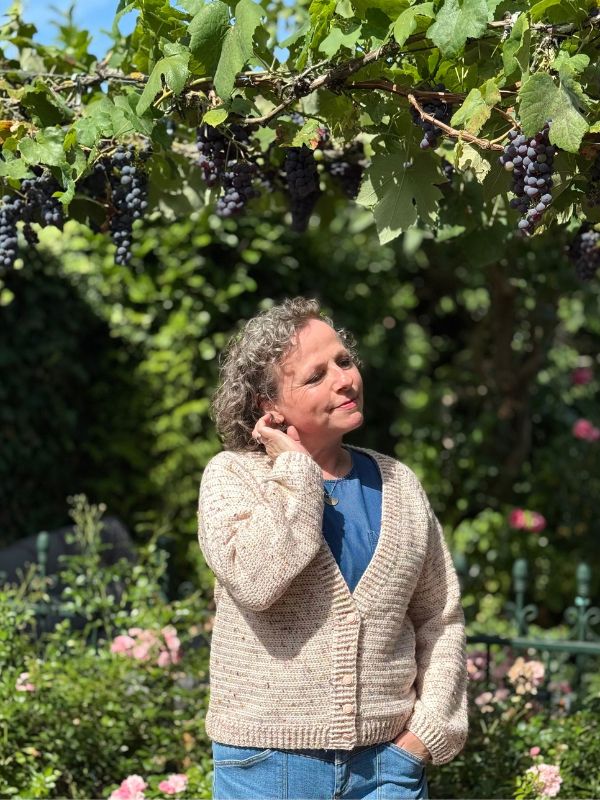 Basic Topdown dk Cardigan - Afbeelding 11
