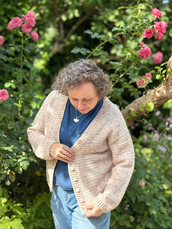 Basic Topdown dk Cardigan - Afbeelding 14
