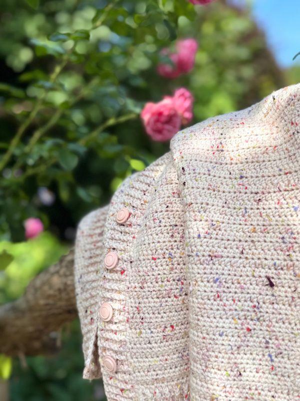Basic Topdown dk Cardigan - Afbeelding 5