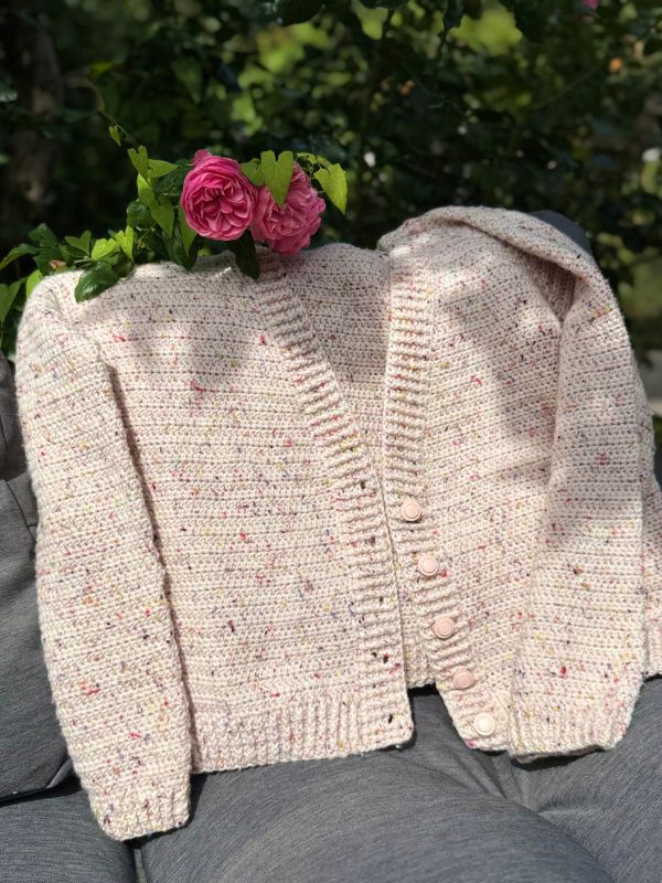 Basic Topdown dk Cardigan - Afbeelding 6