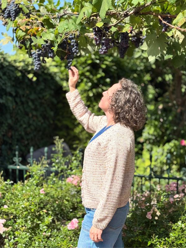 Basic Topdown dk Cardigan - Afbeelding 8