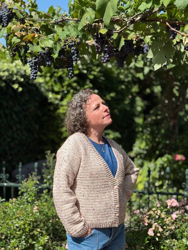 Basic Topdown dk Cardigan - Afbeelding 10